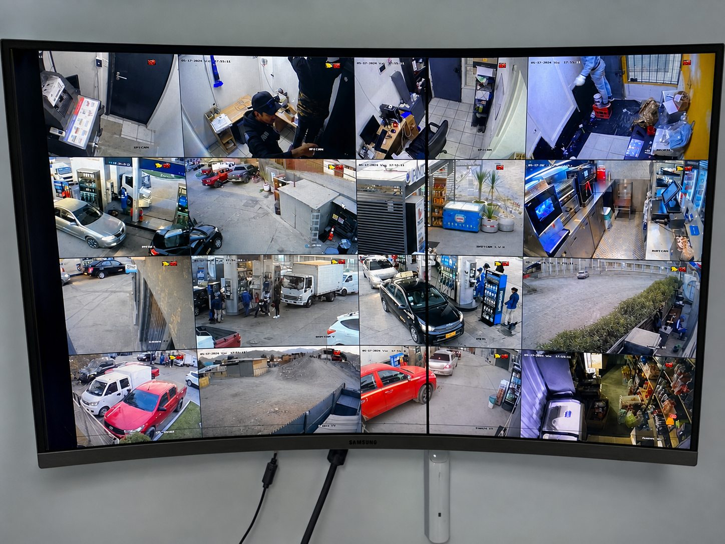 Instalaci&oacute;n real de c&aacute;maras de seguridad